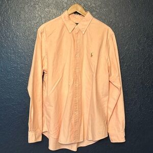 Large Orange Ralph Lauren Oxford Shirt